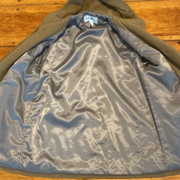 Vintage LL Bean Wool Swing Coat with Hood - Picture 10 of 16